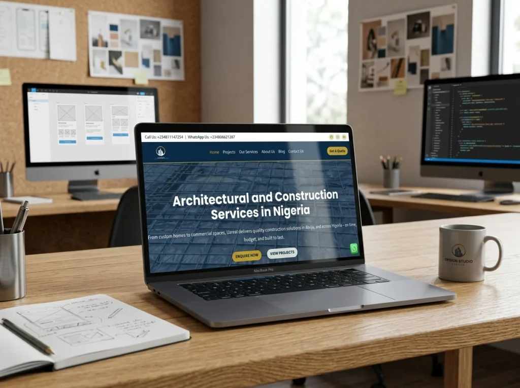 web design case study Nigeria
