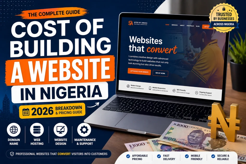 cost of building a website in Nigeria