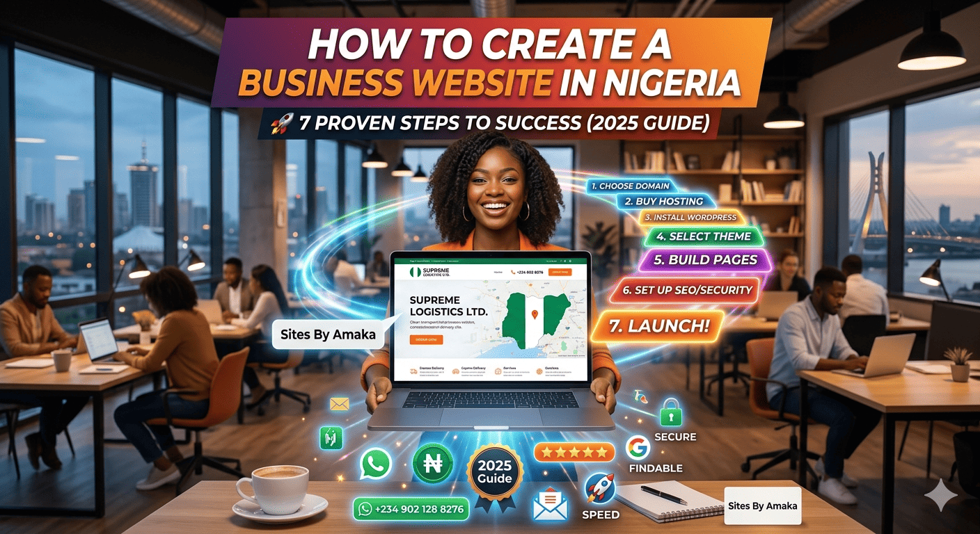 How to Create a Business Website in Nigeria in 7 Proven Steps (2026 Guide)